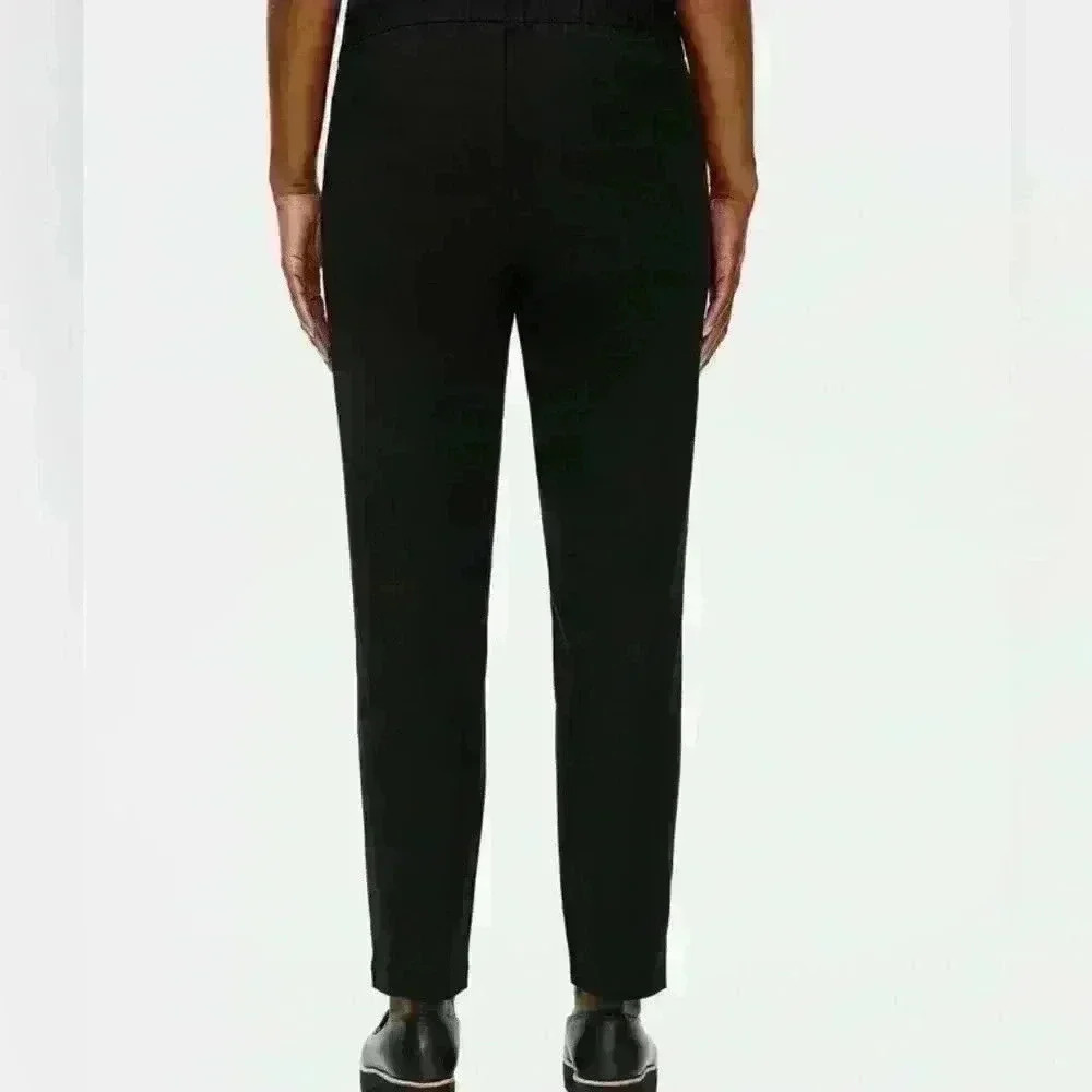 - Eileen fisher petite Organic Cotton Twill Slim Ankle Pant Sz 10 Petite - Picture 3 of 9